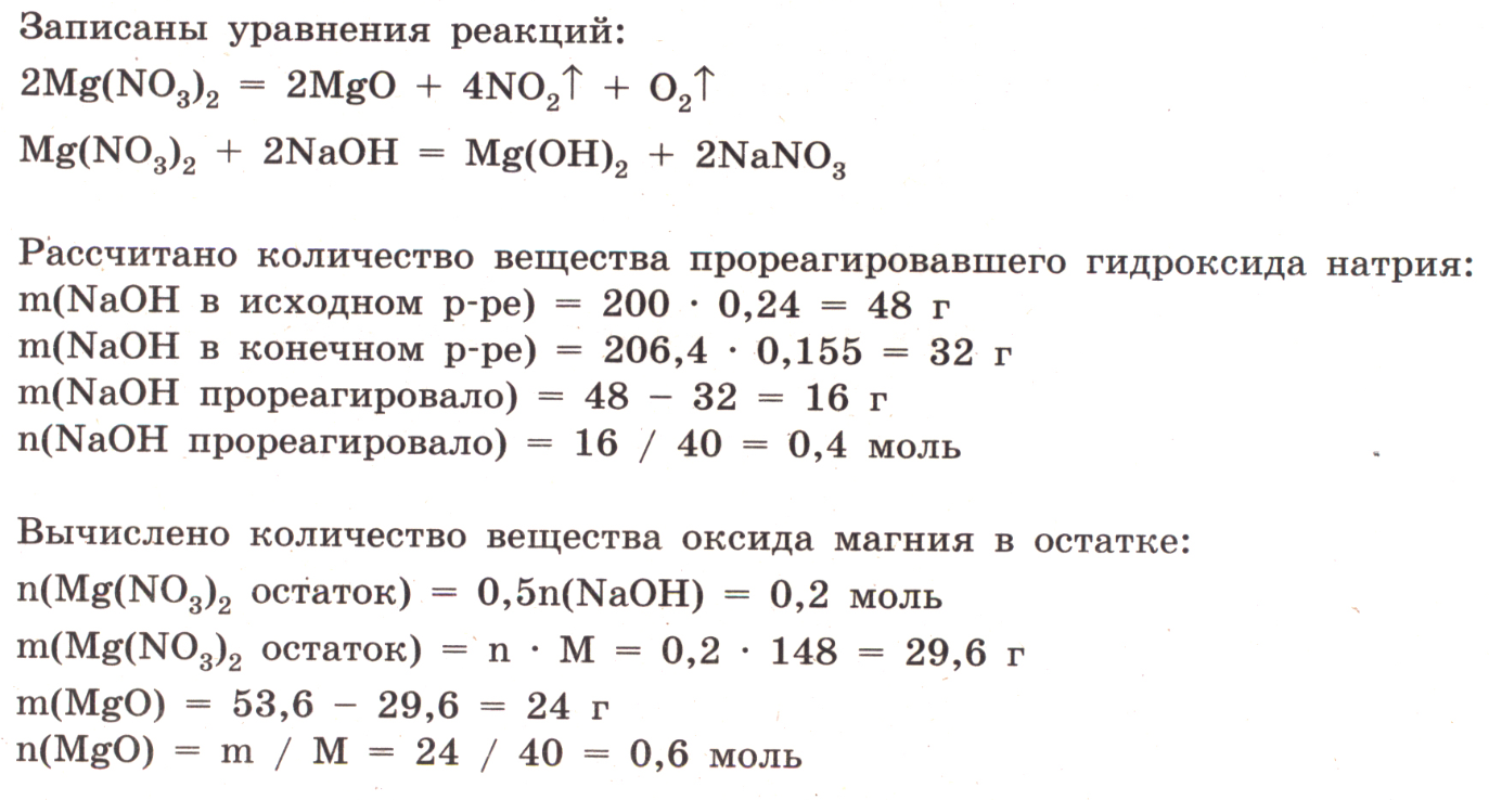 Магний кислород оксид магния какая реакция